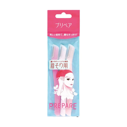 【Preorder】Shiseido Fine Today Prepare Eyebrow Razor 3pcs