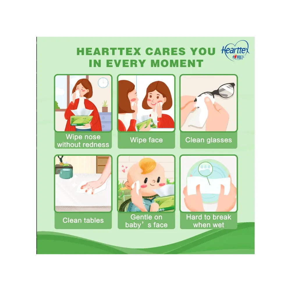 Hearttex TeaClassical 3-PLY Facial Tissues 100 Sheets