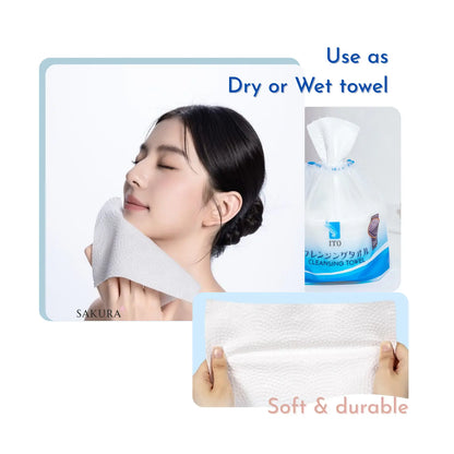 ITO Disposable Facial Cleansing Towel - Roll Type
