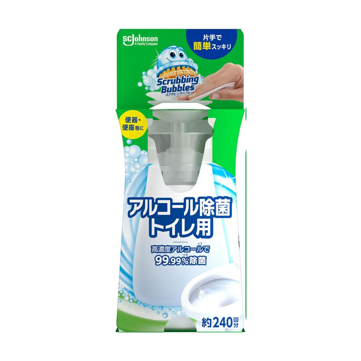 ジョンソン スクラビングバブル アルコール除菌 トイレ用 300ml