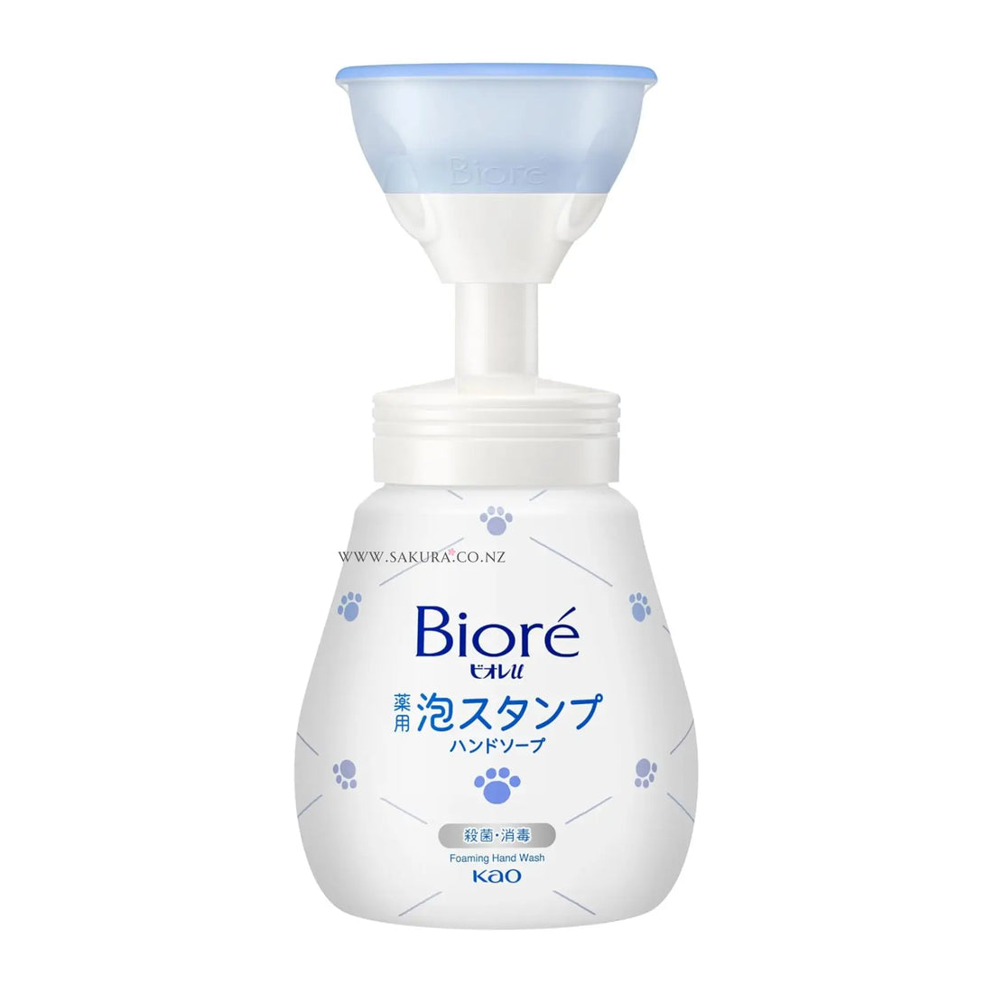 Kao Biore U Foam Stamp Hand Soap - 240ml Paw Shape