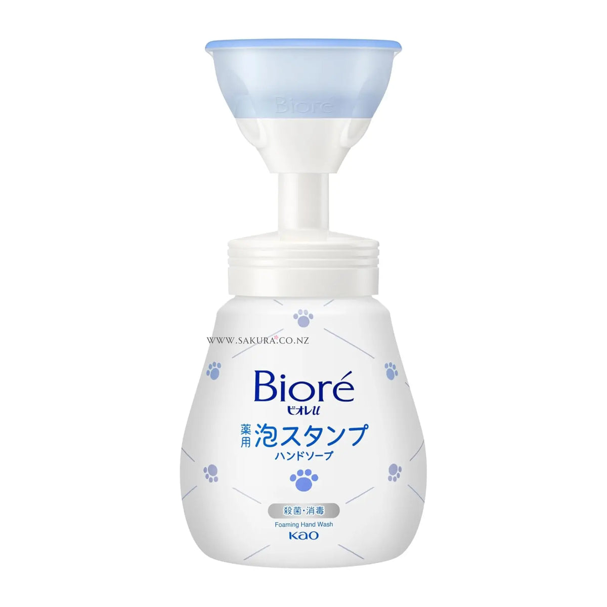 Kao Biore U Foam Stamp Hand Soap - 240ml Paw Shape