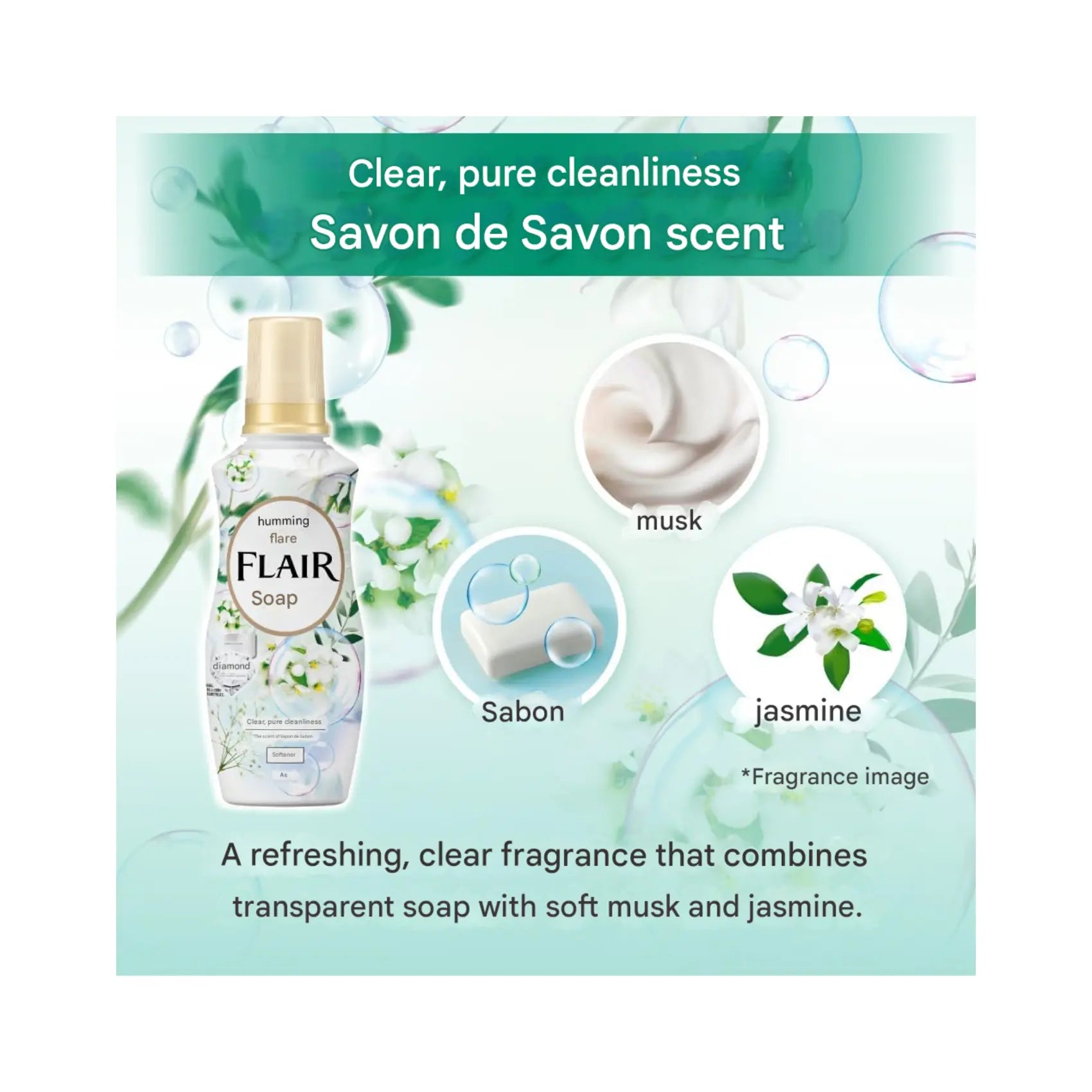 Kao Flair Fragrance Fabric Softener - Savon de Savon