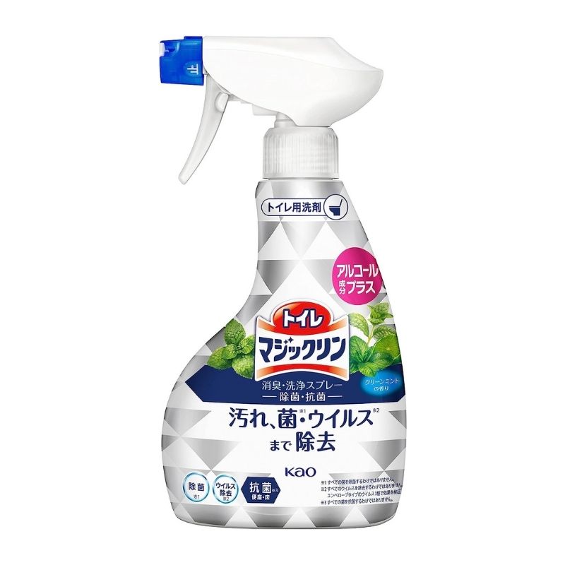 Kao Magiclean Deodorant Toilet Cleanser Foam Spray - Mint Scent 380ml