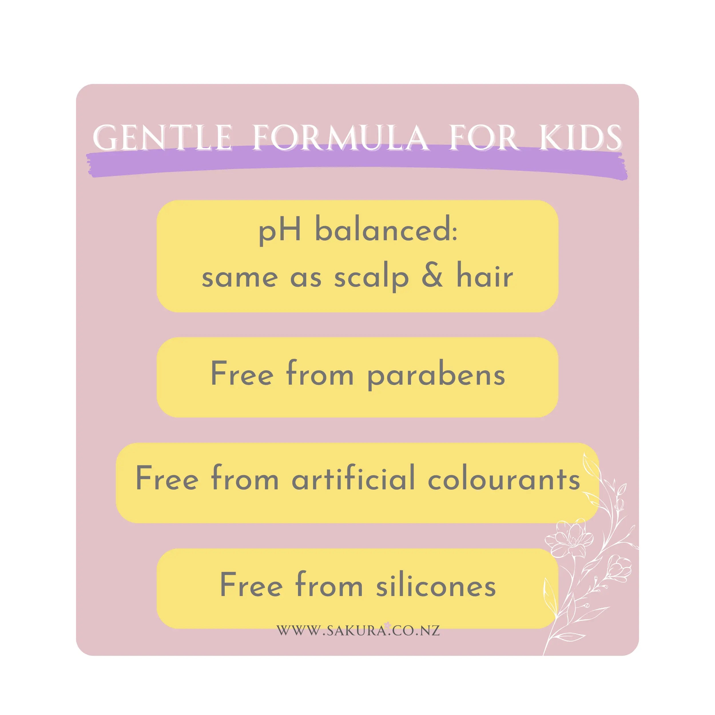 Kao Merit Foaming Hair Shampoo for Kids - Natural Floral Scent 330ml / 270ml