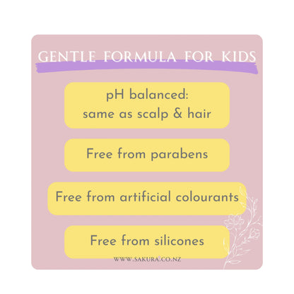 Kao Merit Foaming Hair Shampoo for Kids - Natural Floral Scent 330ml / 270ml