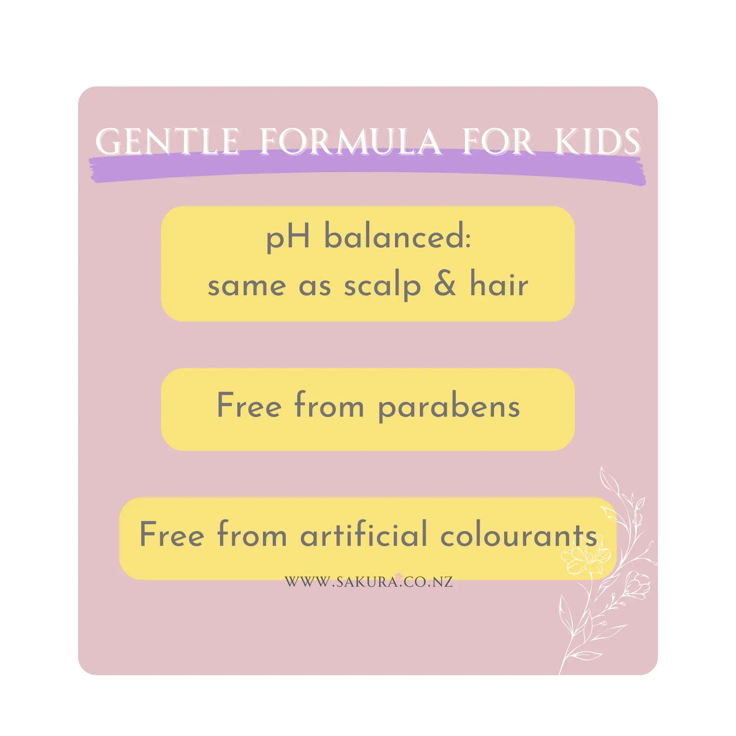 Kao Merit Hair Conditioner for Kids - Natural Floral Scent 360ml / 285ml
