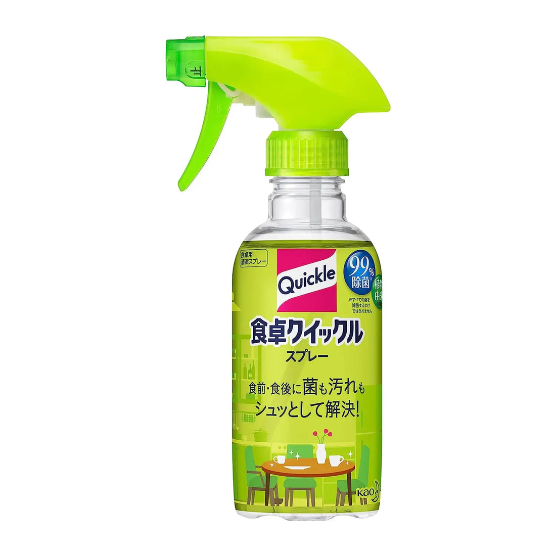 Kao Quickle Table Cleaning Disinfectant Spray 300ml/Refill 250ml