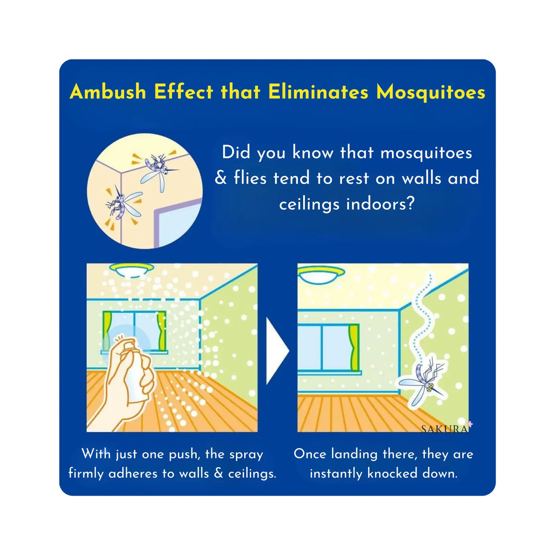 Kincho Mosquito Repellent Room Spray Unscented 45ml
