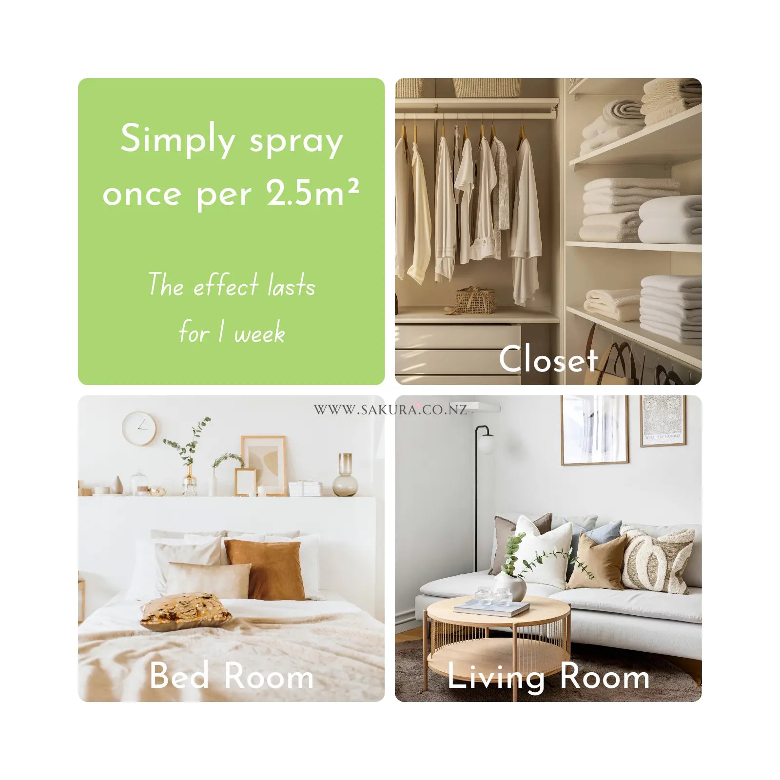 Kincho Dust Mite Repellent Room Spray 22ml Unscented