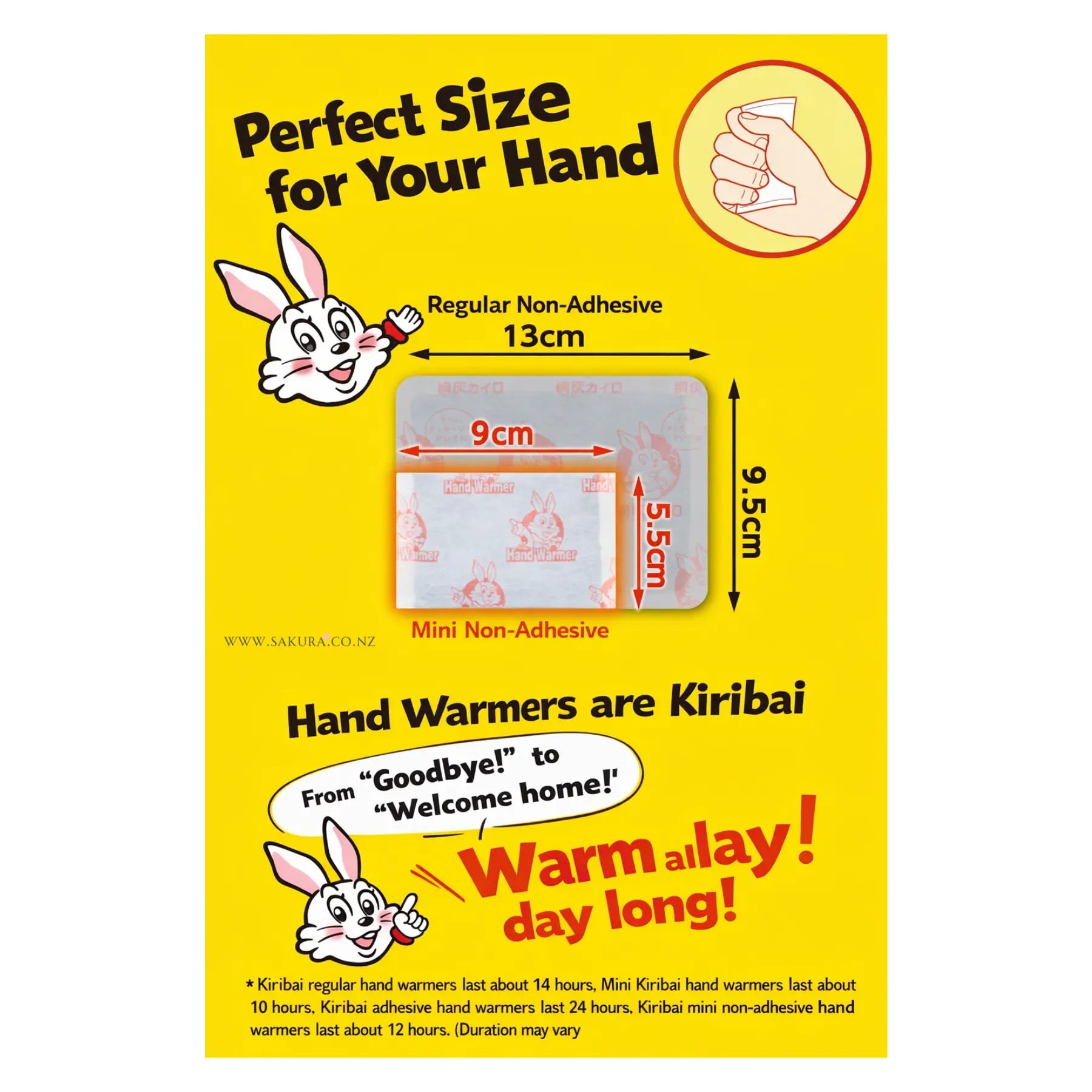 Kobayashi Kiribai Pocket Heat Pack Hand Warmer 10pcs