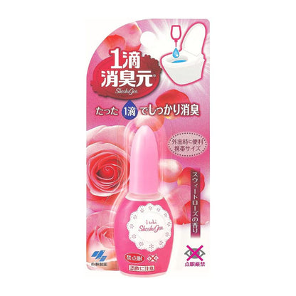 Kobayashi One Drop Instant Deodoriser for Toilet - Sweet Rose Scent 20ml