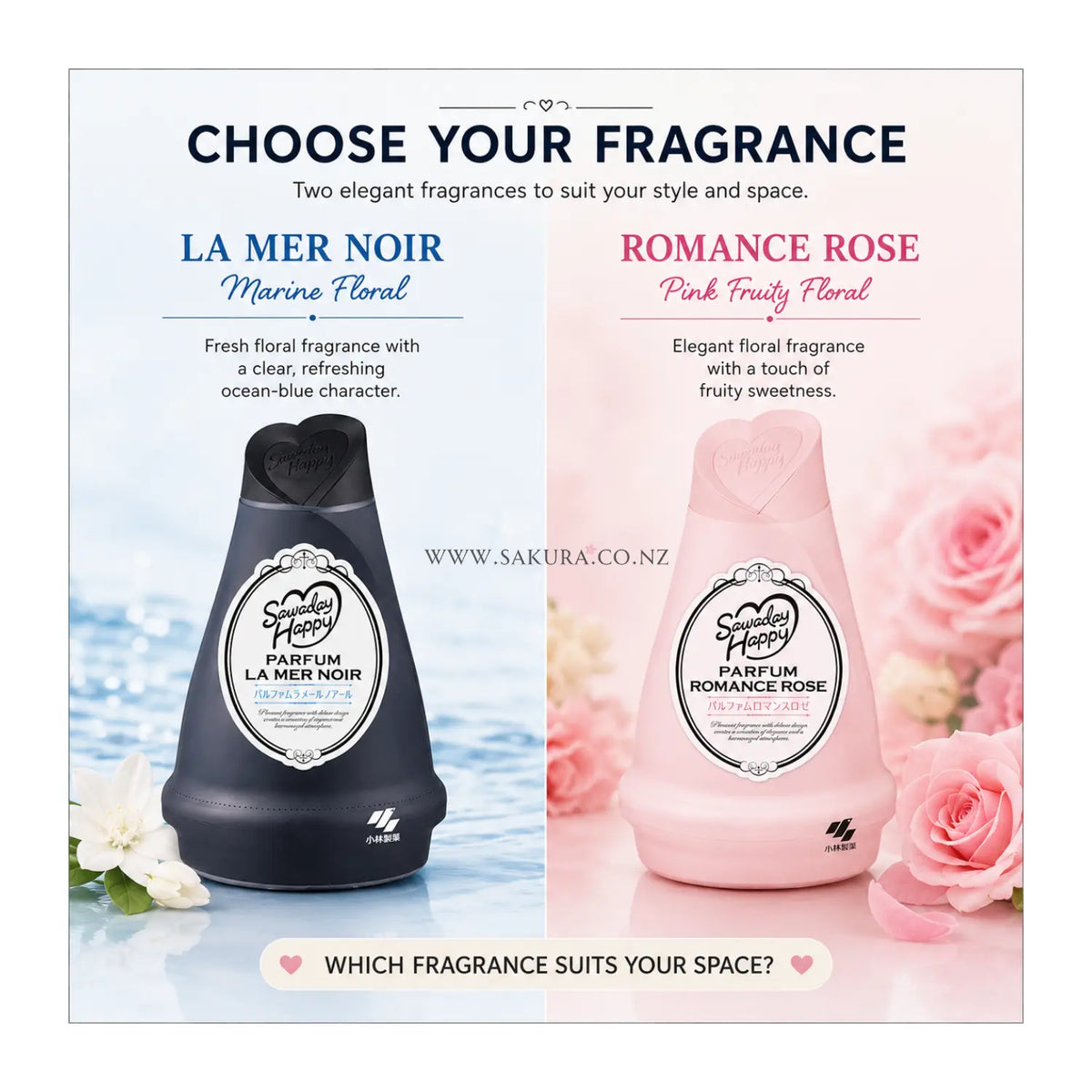 Kobayashi Sawaday Happy Parfum Room Air Freshener 120g