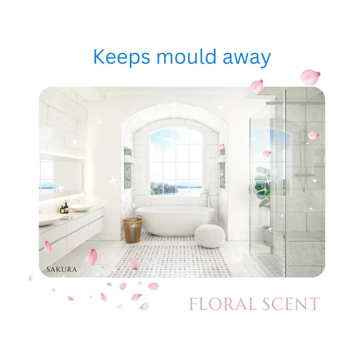 LION Look Plus Bathroom Anti-mould Smoke Agent - Floral Scent 1pc