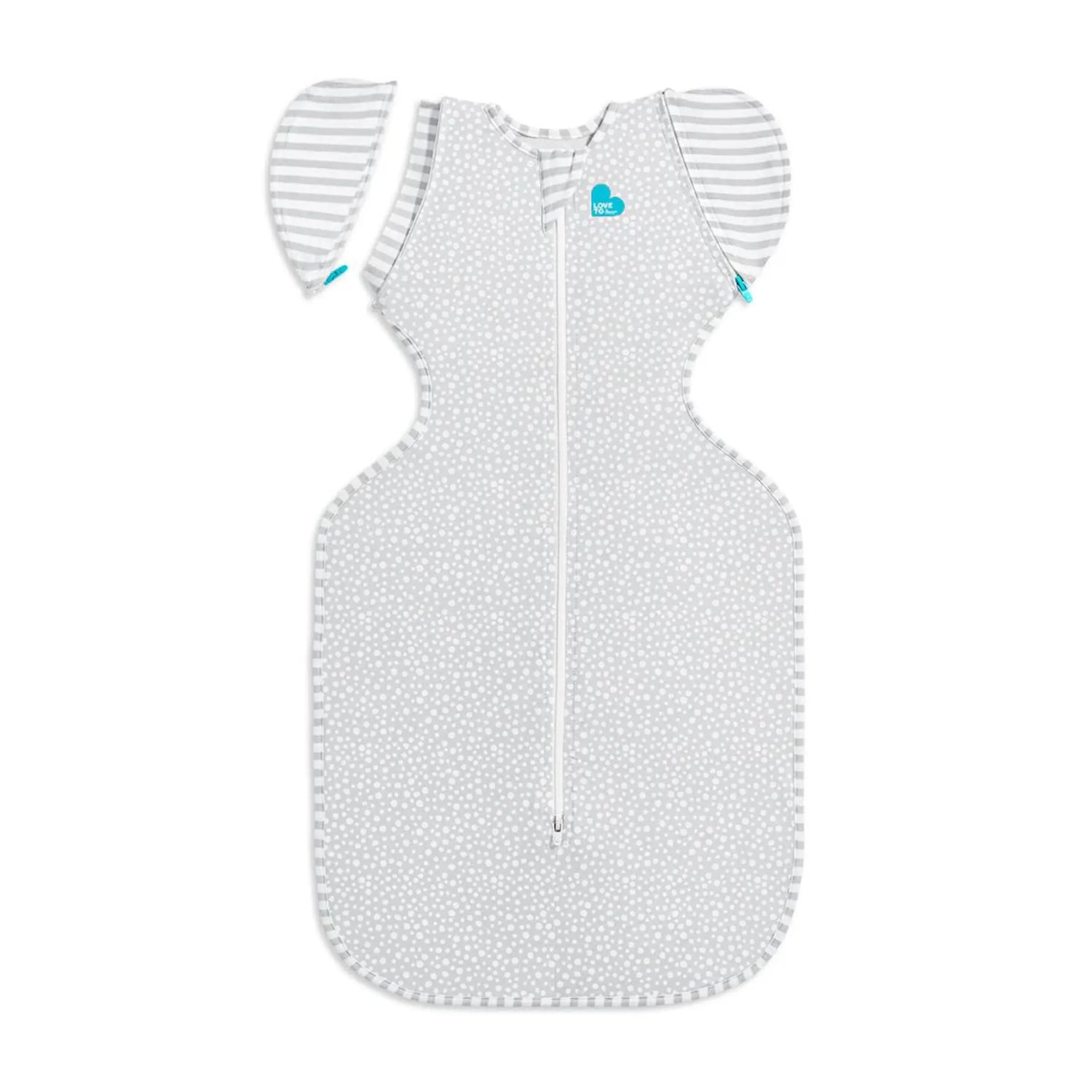 Love To Dream Baby Swaddle Up 1.0Tog-Transition Bag Bamboo-Grey Dot