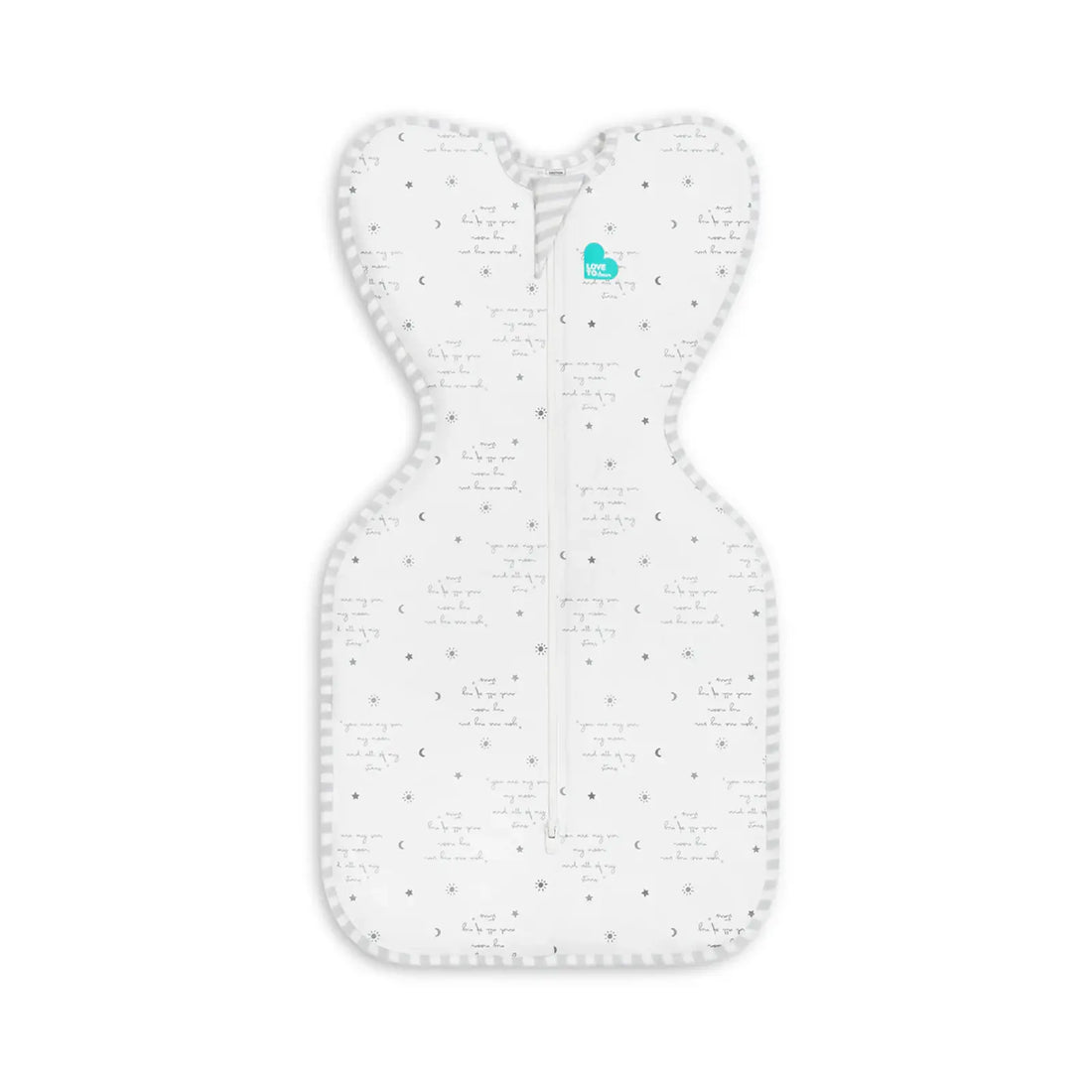 Love To Dream Stage 1 Baby Swaddle Up 0.2 Tog Lite-You are My White