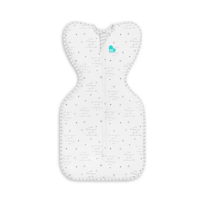 Love To Dream Stage 1 Baby Swaddle Up 0.2 Tog Lite-You are My White
