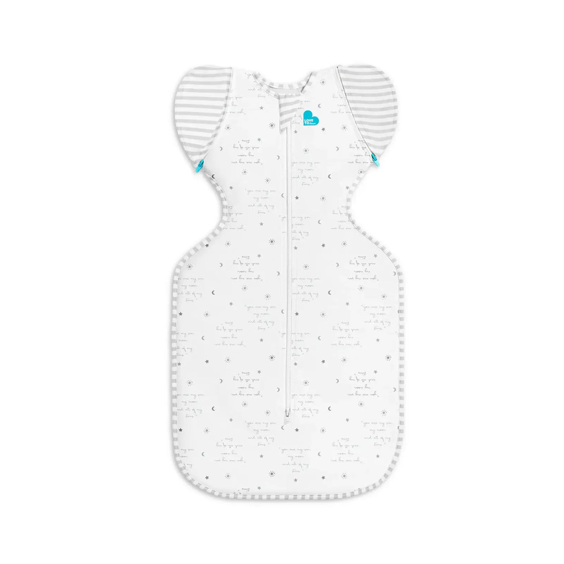 Love To Dream Stage 2 Baby Swaddle Up 0.2 Tog-Transition Bag Bamboo Lite-You are My White