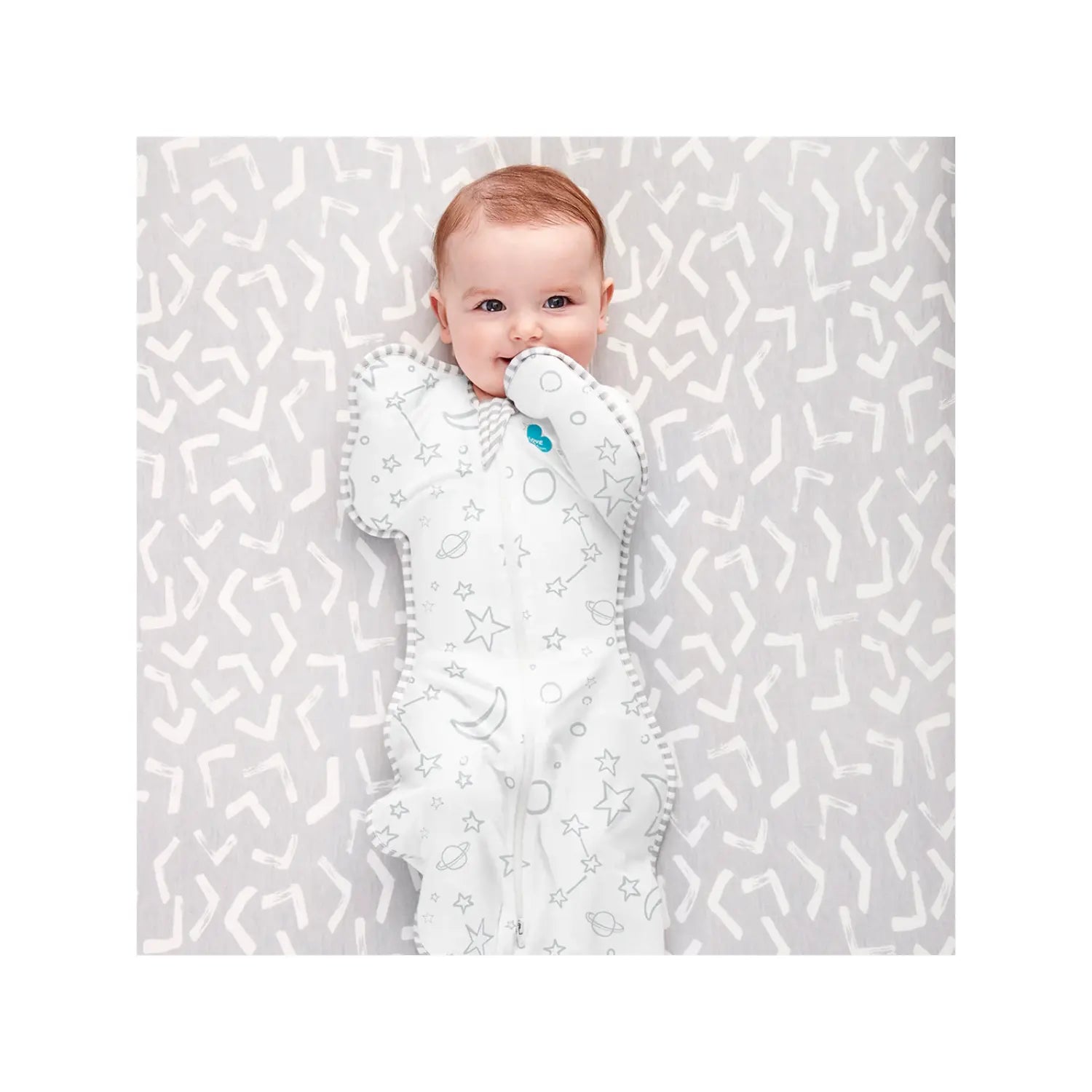 Love To Dream Baby Swaddle Up™ Bamboo 1.0 TOG - Stars &amp; Moon