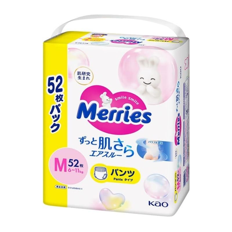 Merries Nappies JAPAN Pants M (6-11kg) 52pcs