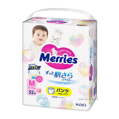 Merries Nappies JAPAN Pants M (6-11kg) 54pcs Value Pack