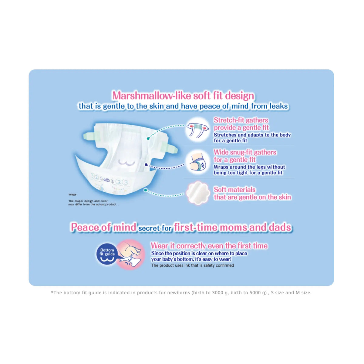 Moony Nappies JAPAN Tape M (6-11kg) 54pcs