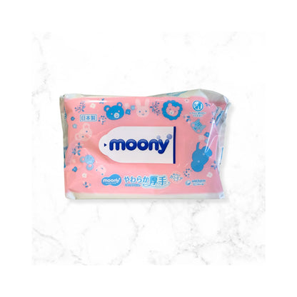 Moony Baby Wipes Soft &amp; Thick 60pcs