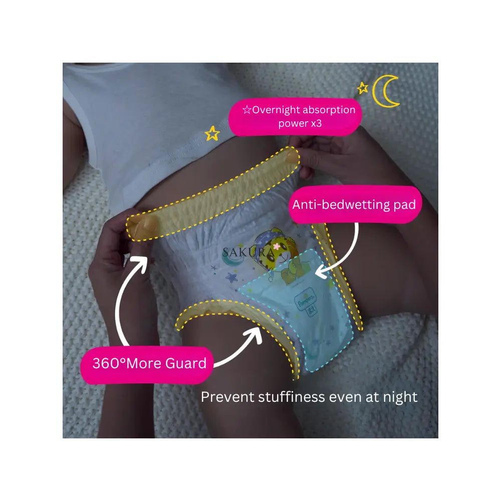 Pampers Nappies JAPAN Night-Time Pants XL (12-17kg) 26pcs