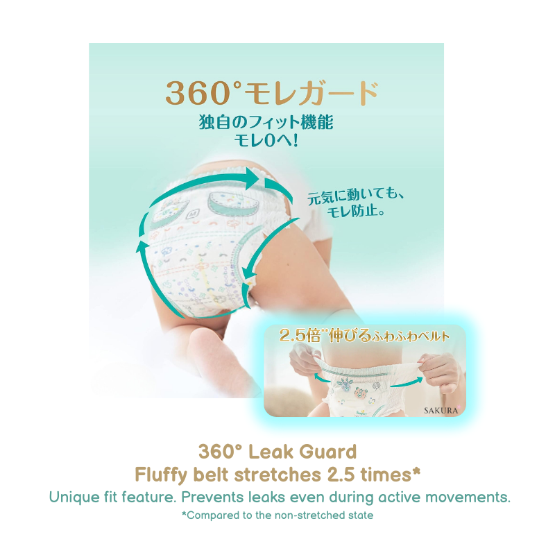 Pampers Premium Nappies JAPAN Pants L (9-14kg) 48pcs Value Pack