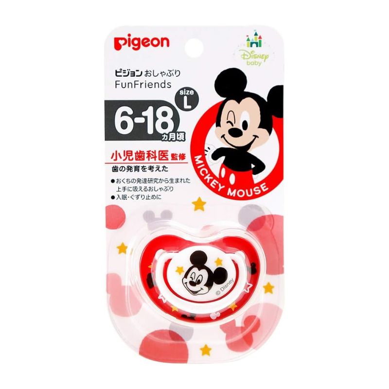 Pigeon Baby Calming Soother L (6-18months) - Mickey Mouse
