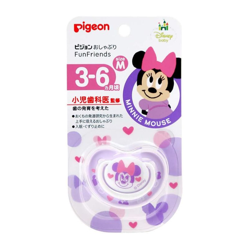 Pigeon Baby Calming Soother M (3-6months) - Minnie Mouse
