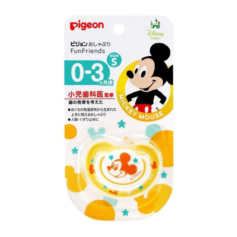 Pigeon Baby Calming Soother S (0-3months) - Mickey Mouse