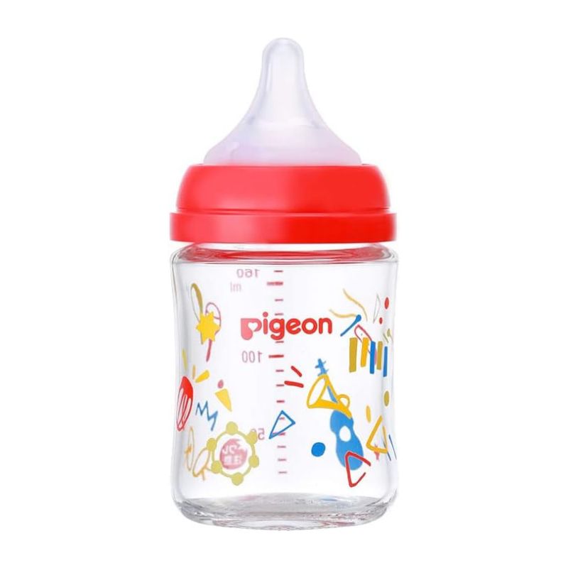 Pigeon Breastfed Experience Third Gen (Latest version) Glass Feeding Bottle - Music 160ml &amp; 240ml