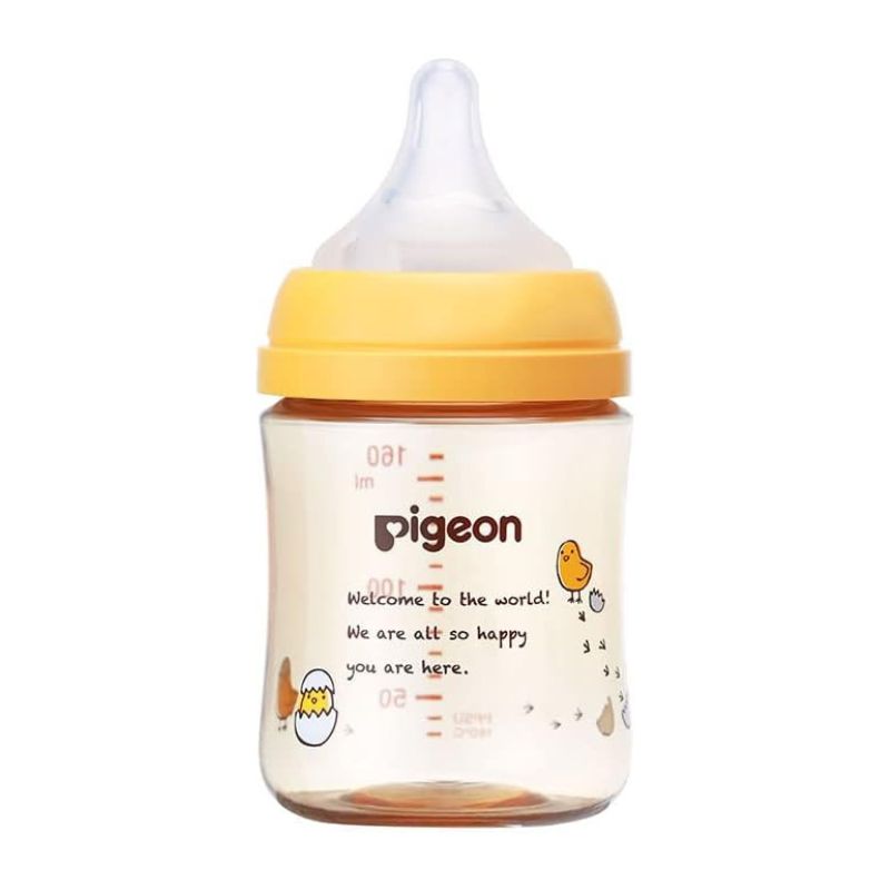 Pigeon Breastfed Experience Third Gen (Latest version) PPSU Plastic Feeding Bottle - Bird 160ml &amp; 240ml