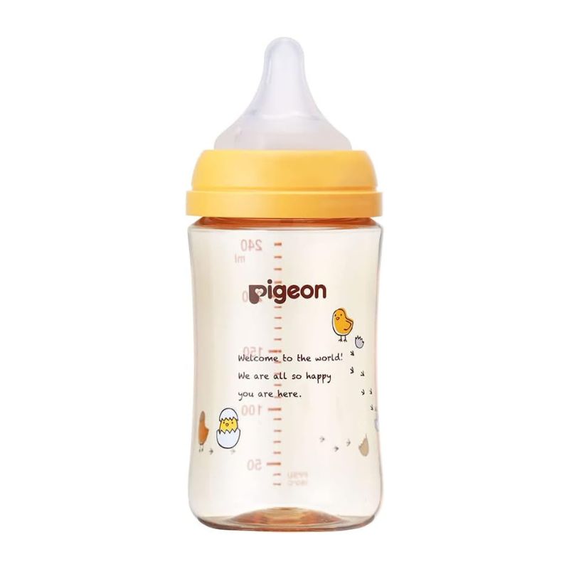 Pigeon Breastfed Experience Third Gen (Latest version) PPSU Plastic Feeding Bottle - Bird 160ml &amp; 240ml