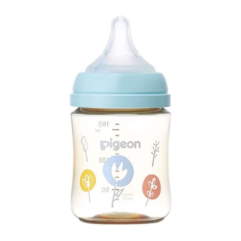 Pigeon Breastfed Experience Third Gen (Latest version) PPSU Plastic Feeding Bottle - Flower 160ml &amp; 240ml