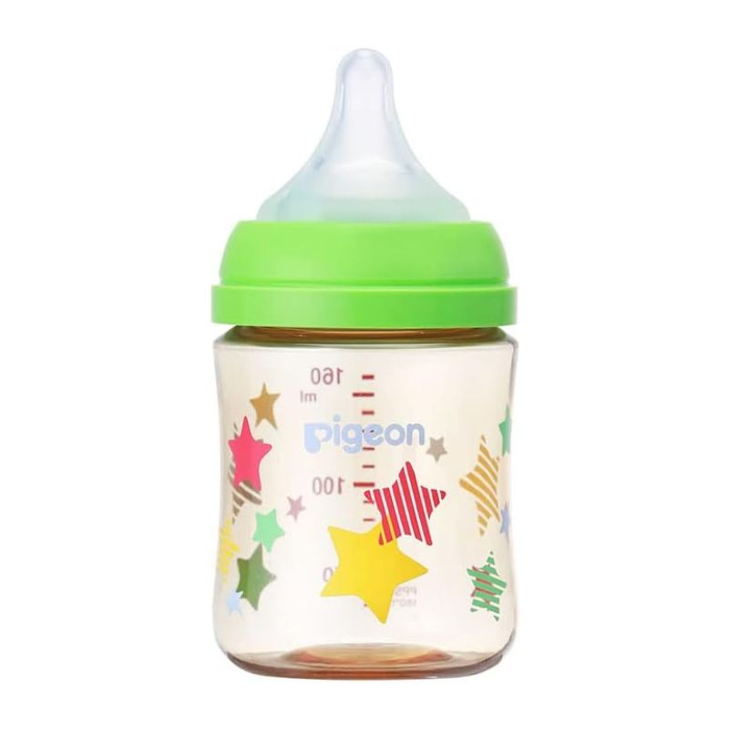 Pigeon Breastfed Experience Third Gen (Latest version) PPSU Plastic Feeding Bottle - Star 160ml &amp; 240ml