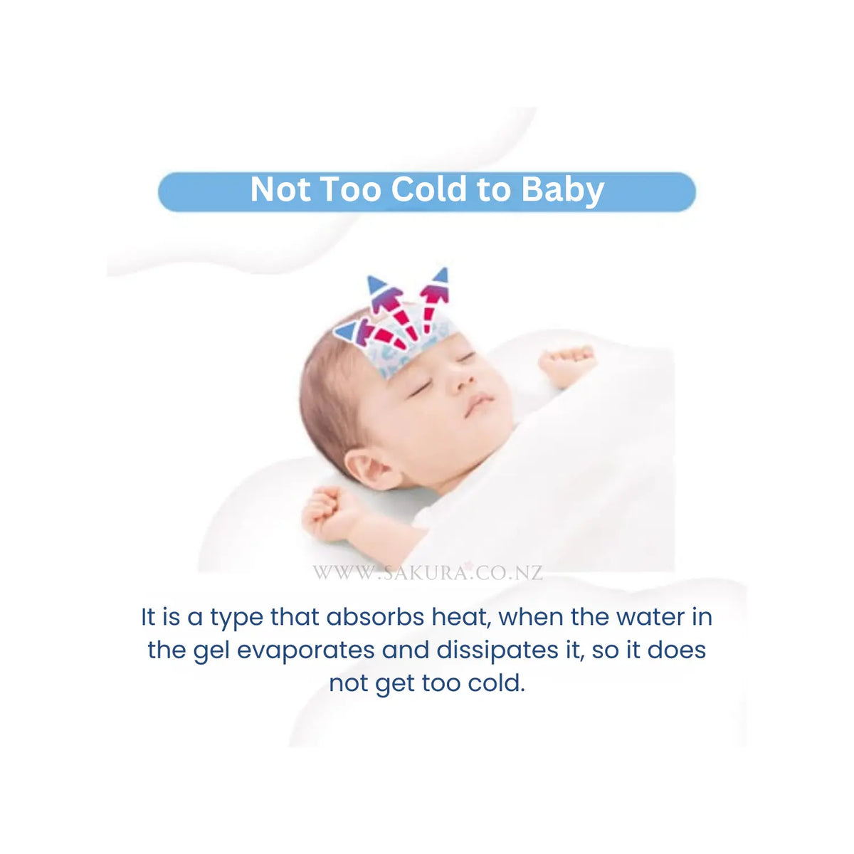 Pigeon Fever Cooling Gel Sheet for Baby 12 Sheets