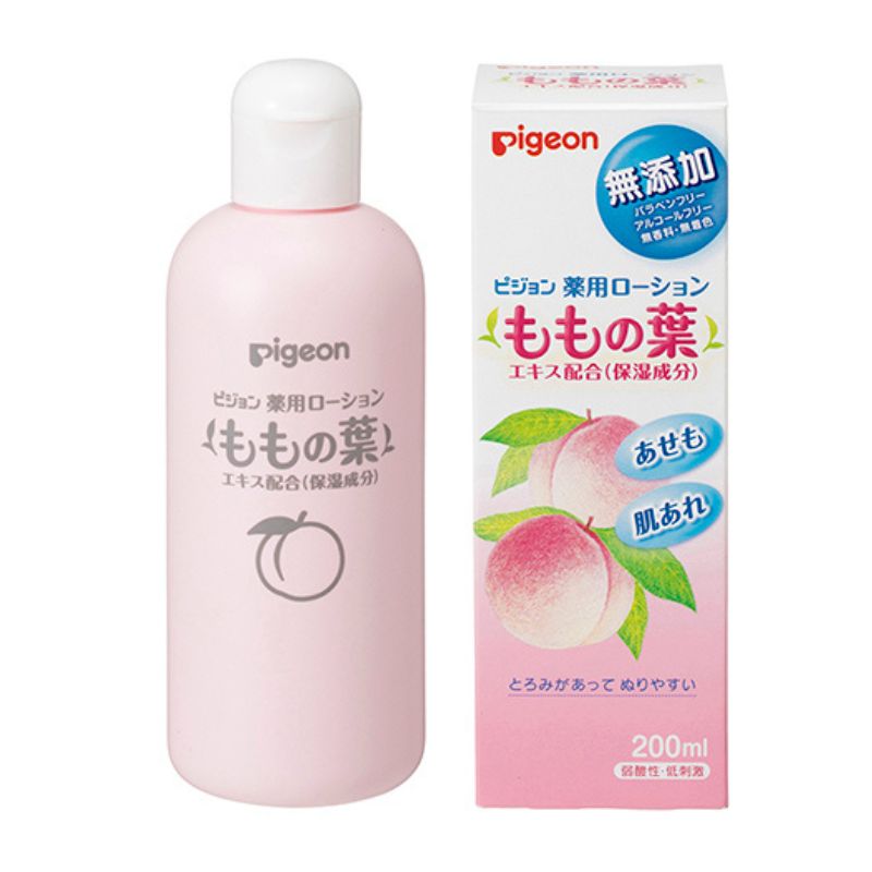 Pigeon 贝亲 纯天然桃叶精华婴儿缓解痱子桃子水 200ml