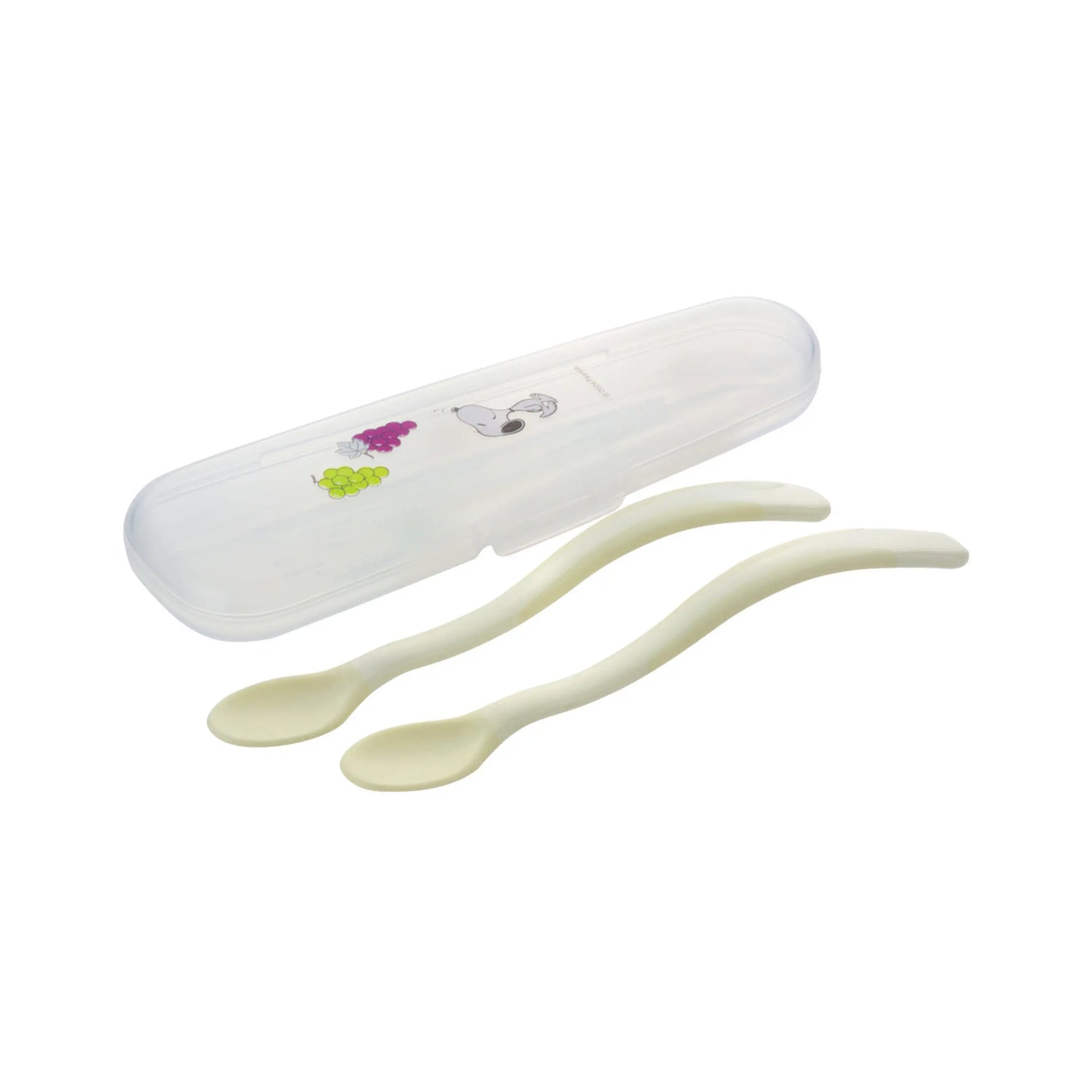 Discover our baby feeding spoon set, perfect for parents feeding babies aged 5 months and up. Featuring soft spoon tips for early weaning, and its carefully shaped handle enables you to feed more comfortably. Includes a handy case for on-the-go convenience. Made from safe materials, dishwasher and sterilisation safe. Feed with confidence and ease.