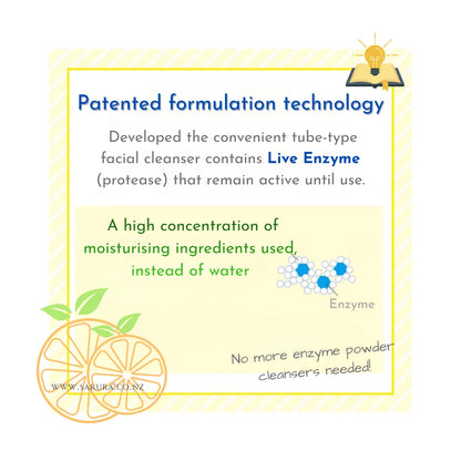 Rohto Melano CC Deep Clear Enzyme Face Wash with Viamin C 130g