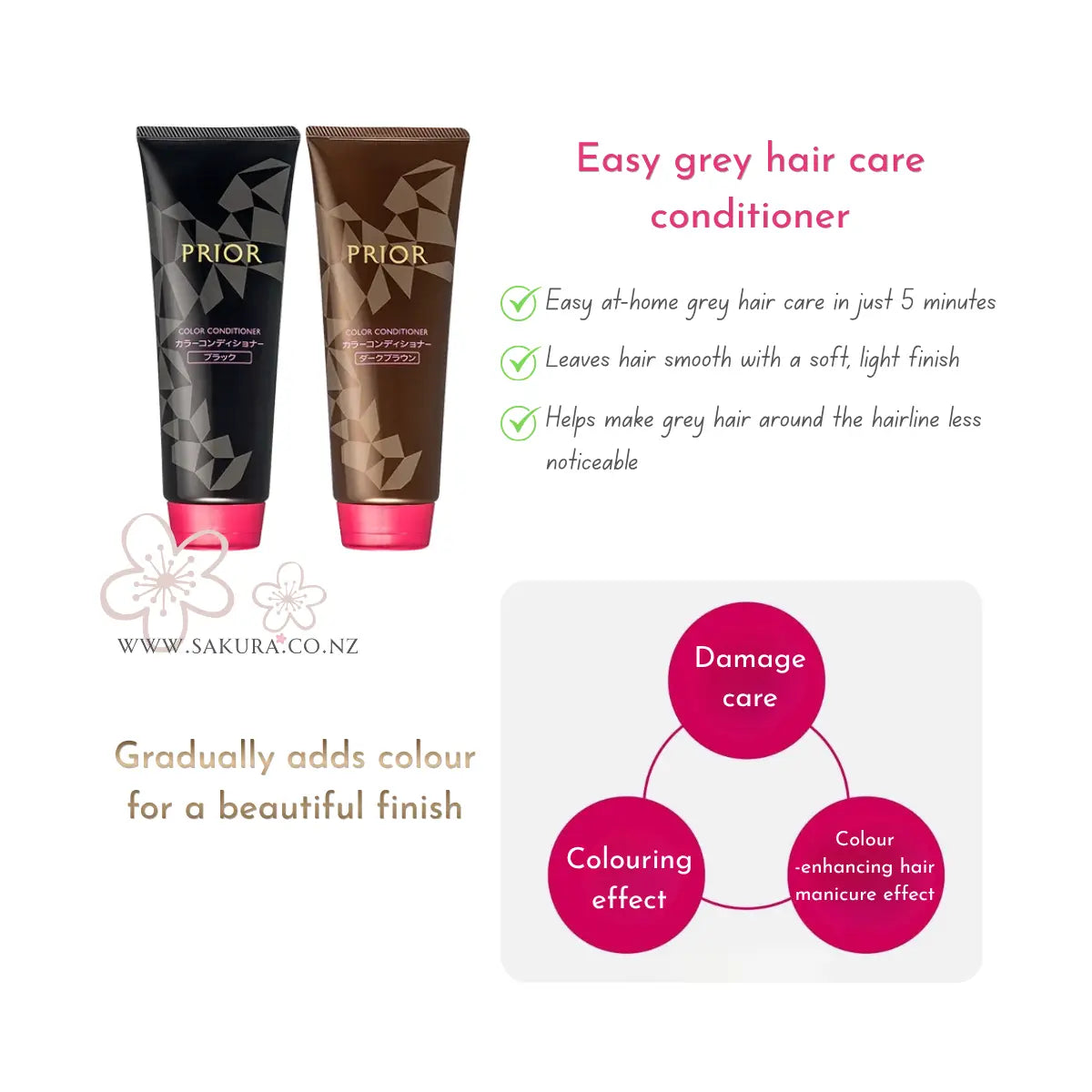Shiseido Prior Hair Colour Conditioner N 230g Black / Dark Brown