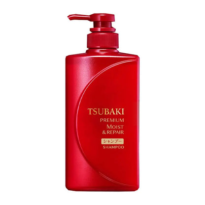 TSUBAKI 奢华洗发水或护发素保湿修复 490 毫升