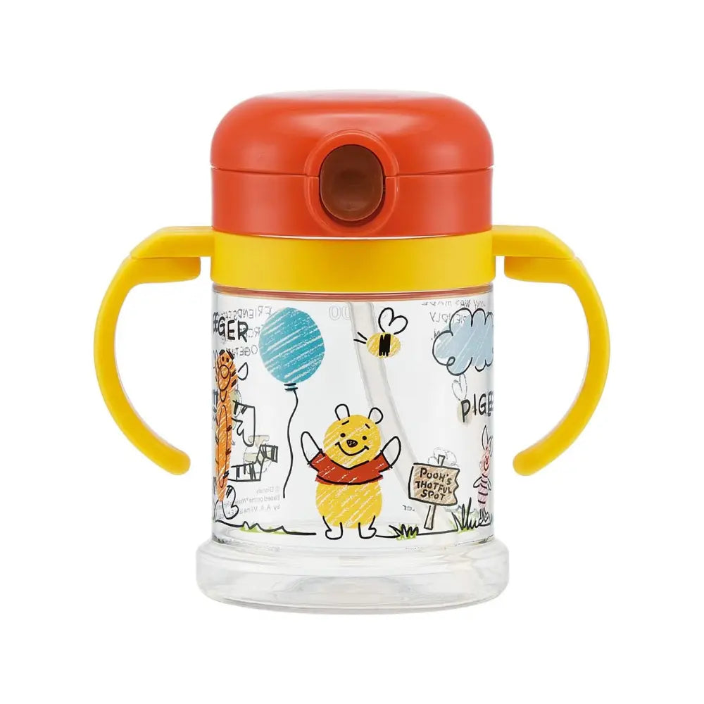 Skater Straw Sippy Cup with Foldable Handles (12months+) - Bear 260ml