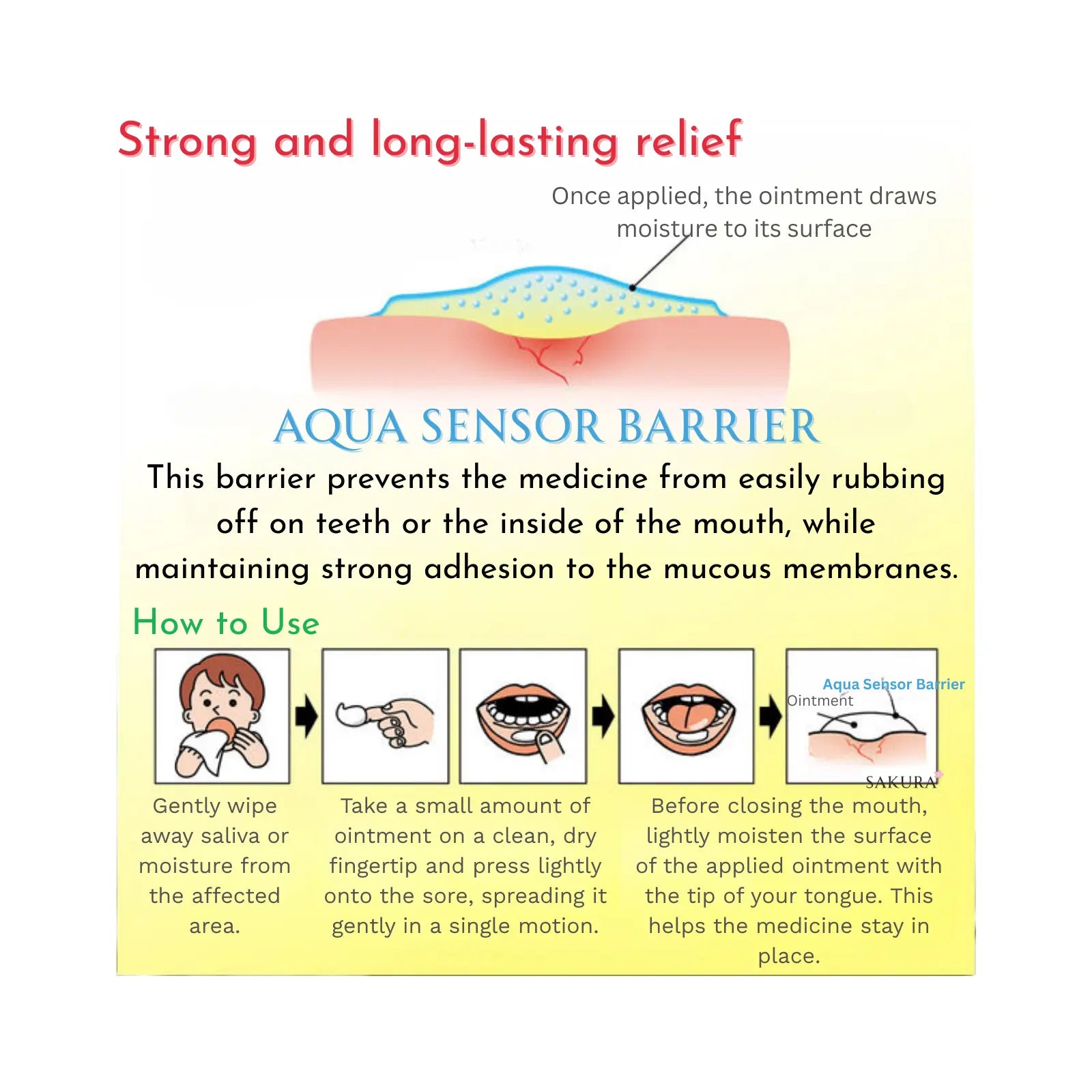 Taisho Stomatitis Ointment for Mouth Ulcer Quick Care 5g