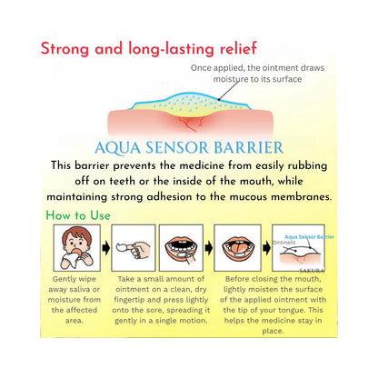 Taisho Stomatitis Ointment for Mouth Ulcer Quick Care 5g