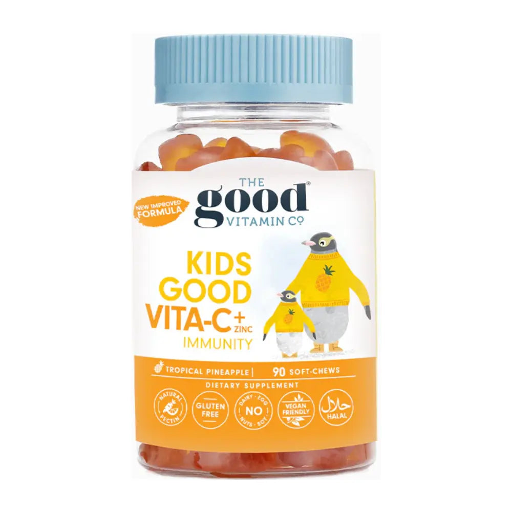 The Good Vitamin Co 维C+锌儿童咀嚼软糖 日常补充剂-90 粒