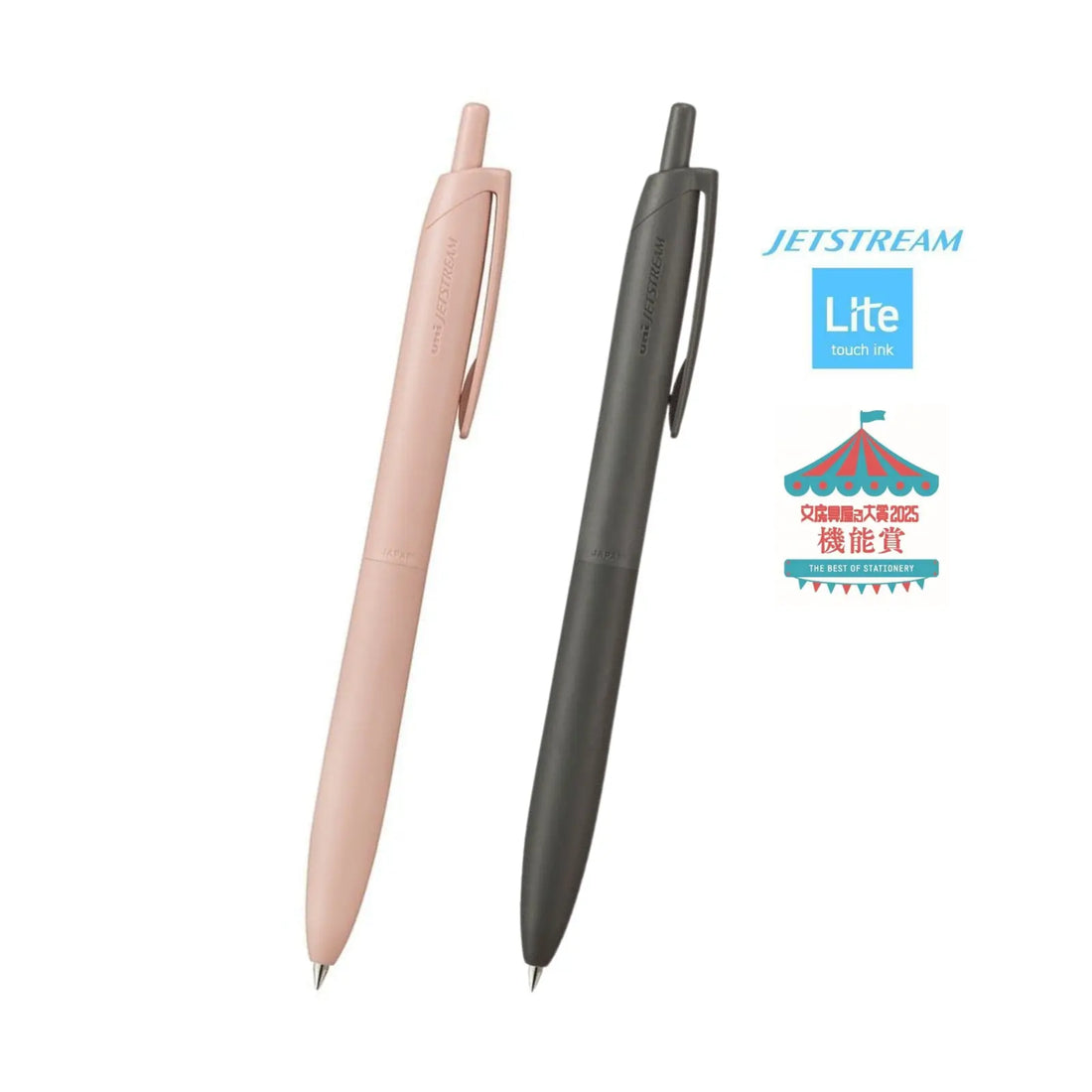 Ultra-smooth Jetstream 0.5mm ballpoint pen with Lite Touch Ink for lighter, effortless writing. Reduced friction and vibration deliver stable, low-stress strokes. Comfortable rubber grip, quiet click and durable clip make it ideal for everyday use at school, work or home.