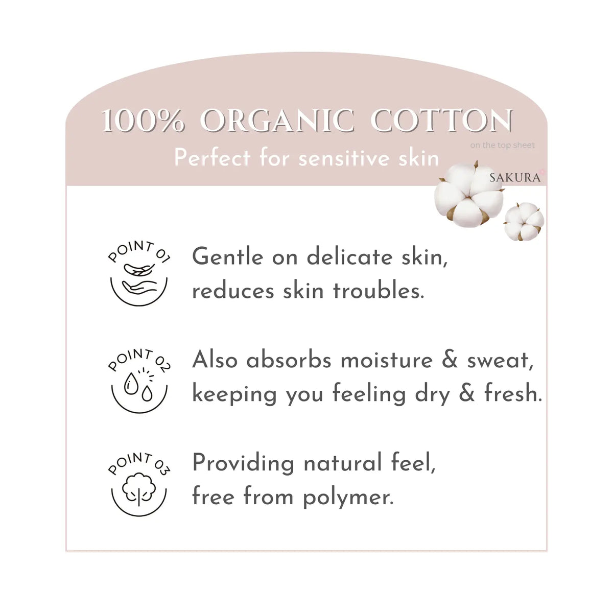 Unicharm Sofy Organic Cotton 100% Ultra Thin Sanitary Pads (26cm with Wings) 13pcs