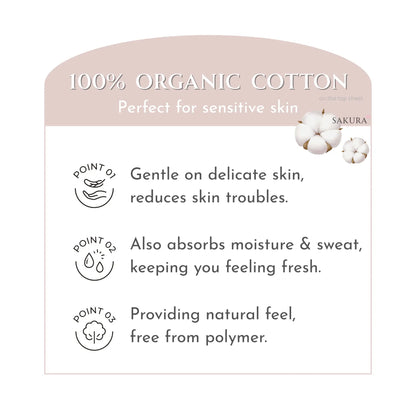 Unicharm Sofy Organic Cotton 100% Sanitary Pads for Heavy Day-time 23cm with Wings 24pcs